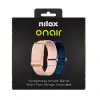 Nilox Pulsera Inteligente Bluetooth Sin Pantalla, Incluye Pulseras Rosa y Azul