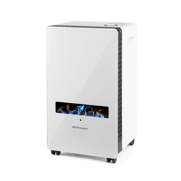 Orbegozo Hbf 120 Estufa Llama Azul - Potencia 3800W - Clase Energetica A - Triple Sistema De Seguridad - Transportable Y Practica