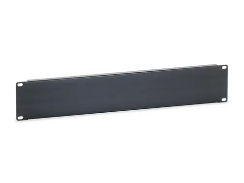 Panel Ciego 2U Armario Rack 19" Color Negro Ral9005