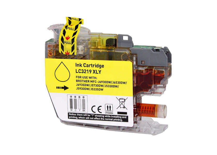 Brother Lc3219Xl Amarillo Cartucho De Tinta Generico - Reemplaza Lc3219Xly