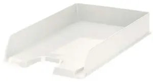 Esselte Europost Vivida Bandeja Portadocumentos Vertical A4 Color Blanco con Etiqueta Identificativa