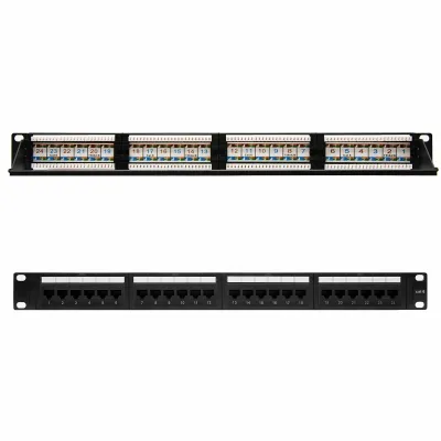 Nanocable Panel Parcheo 24P CAT.6 UTP 19" 1U Dual