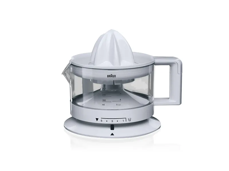 EXPRIMIDOR BRAUN TRIBUTE COLLECTION CJ3000WH 20W VASO 0.35L REGULADOR DE P ULPA APTO LAVAVAJILLAS