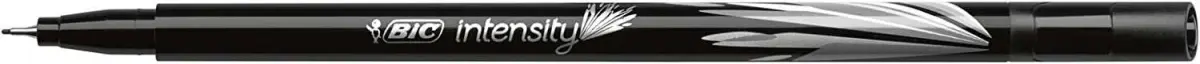 Bic Intensity Fine Rotulador Punta Fina 0.8mm Tinta Base Agua Color Negro