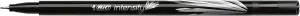 Bic Intensity Fine Rotulador Punta Fina 0.8mm Tinta Base Agua Color Negro