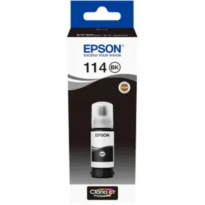Epson 114 Botella de Tinta Pigmentada Original Negra