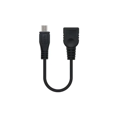 Nanocable Cable Micro Usb 2.0 Otg Macho A Usb-A Hembra 15Cm