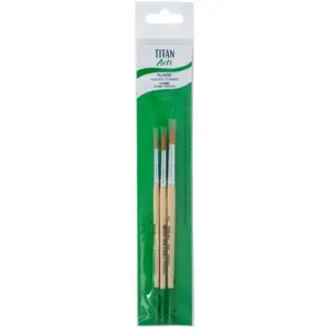 Titan Arts Set De Pinceles 258/4-6-8 Blíster 3 Unidades