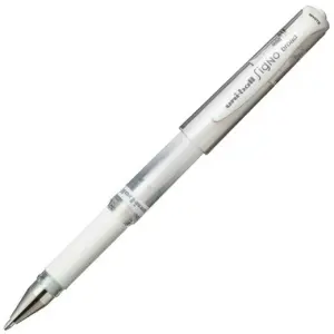 Uni-Ball Rollerball Signo Broad UM-153 1.0mm Blanco - Caja 12 Unidades