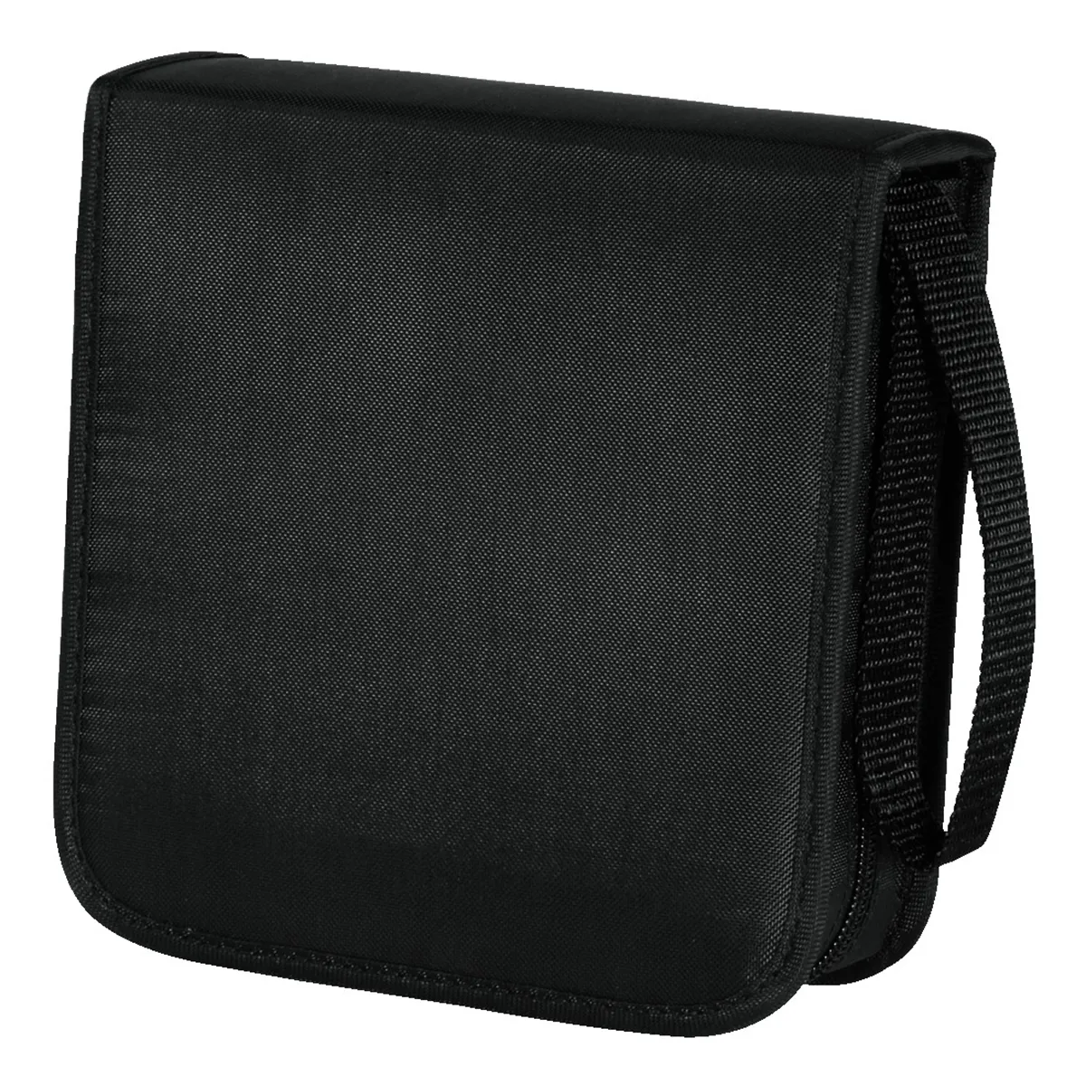 Hama Archivador Antiestático de Nylon para 40 CDs/DVDs - 16.4x17x6.1cm - Negro