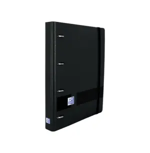 Oxford Carpeta Anillas Europeanbinder Live&Go 4x25 A5+ Con Recambio Dots Write&Erase Negro