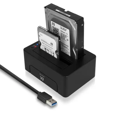Ewent Ew7014 Dock Station Dual 2.5"-3.5" Usb 3.1