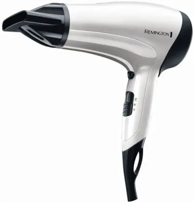 Remington Power Volume 2000 Secador de Pelo 2000W con Tecnología Iónica, 3 Temperaturas y 2 Velocidades, Incluye Difusor y Boquilla Concentradora