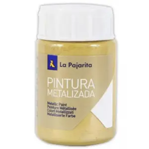 La Pajarita Pintura Metalizada ME-03 35ml Oro Rico