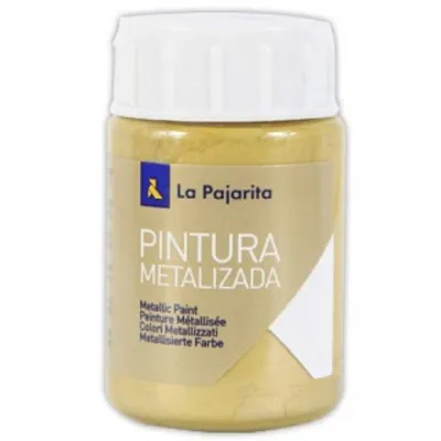 La Pajarita Pintura Metalizada Me-03 35Ml Oro Rico