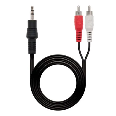 Nanocable Cable Audio Jack 3.5mm a 2xRCA, 3 M