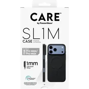 PanzerGlass Care SL1M Case Black MagSafe para iPhone 18 Pro Max y 17 Pro Max