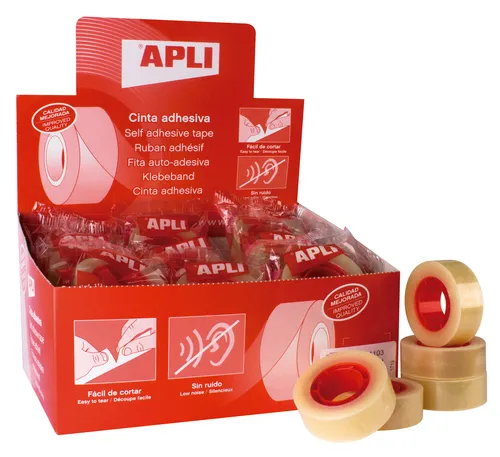 Apl Cinta Adhesiva Transparente Rollo 19Mm X 33M - Apli