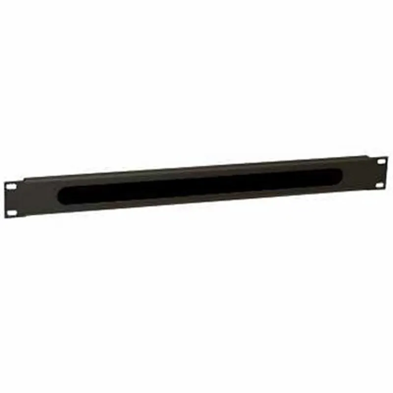 Wp Guía Cable Con Cepillo 1U Black  Ral 9005