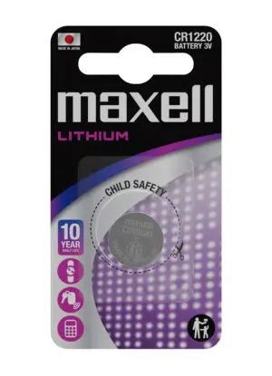 Maxell Pila de Litio de Botón CR1220 3V - Pack de 1