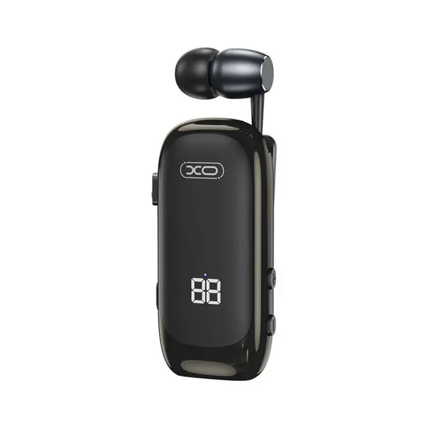 XO BE51 Auricular Bluetooth 5.4 con Micrófono de Solapa y Cancelación de Ruido ENC - Negro