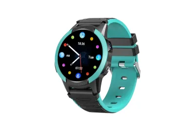 Savefamily Reloj Inteligente Smartwatch Infantil Slim con GPS y Llamada - IPX7 - Camara Lateral - Pantalla IPS 1,28" - Color Verde