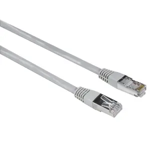 Hama Cable de Red UTP RJ45 Cat-5e 1.5m 1Gbps Blindado Color Gris