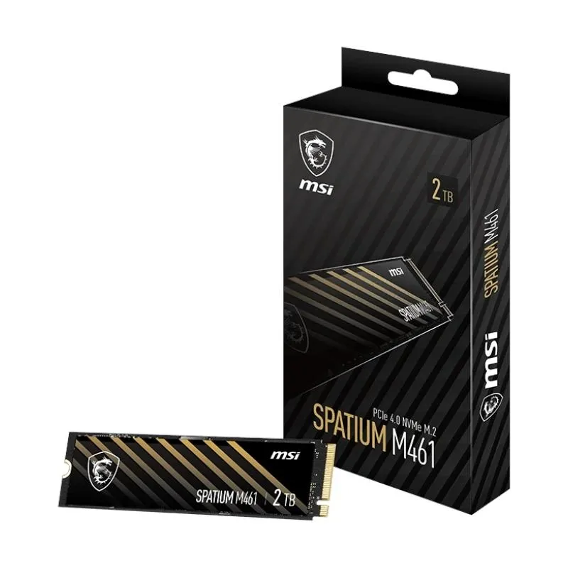 Msi Ssd Spatium M461 2Tb Pcie 4.0 Nvme 5000 Mb-S