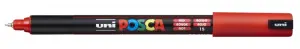 Posca Marcador PC-1MR No Permanente Punta Extrafina 0.7mm Rojo