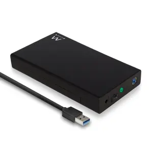 Ewent EW7056 Caja Externa SATA 3.5" USB 3.2 Sin Tornillos Color Negro