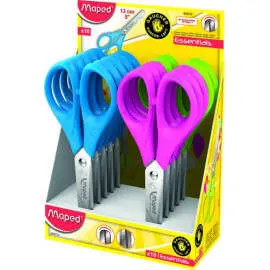 Maped Tijera Escolar Punta Redonda 13cm Hojas Acero Inoxidable Mango Plástico Surtido