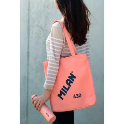 Milan Bolso Shopper Rosa Colección 430 Since 1918