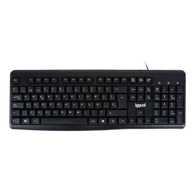 Iggual Teclado Estándar Ck-Basic2-105T Negro