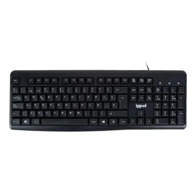iggual Teclado Estándar CK-BASIC2-105T Negro