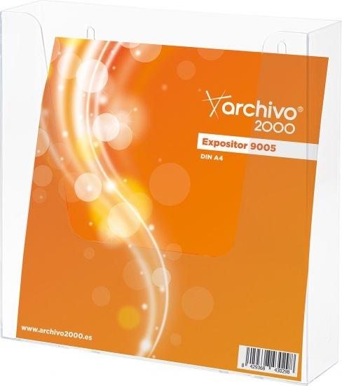 Archivo 2000 Portafolletos Mural Archivo 2000 "Premium" Espesor 3 Mm Din A4 Vertical 55X235X240 Mm