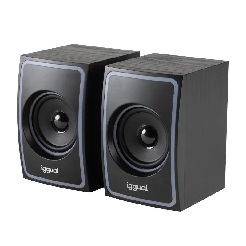 Iggual Altavoces 2.0 10W Mini-Jack + Usb Bluetooth