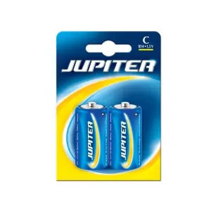 Jupiter Pack de 2 Pilas Salinas C R14 para Aparatos de Bajo Consumo