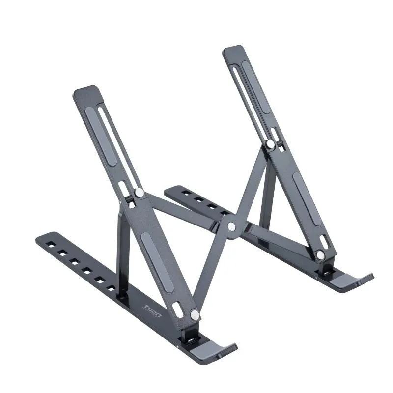 Tooq Soporte Elevador Plegable de Aluminio para Portátiles - Color Gris