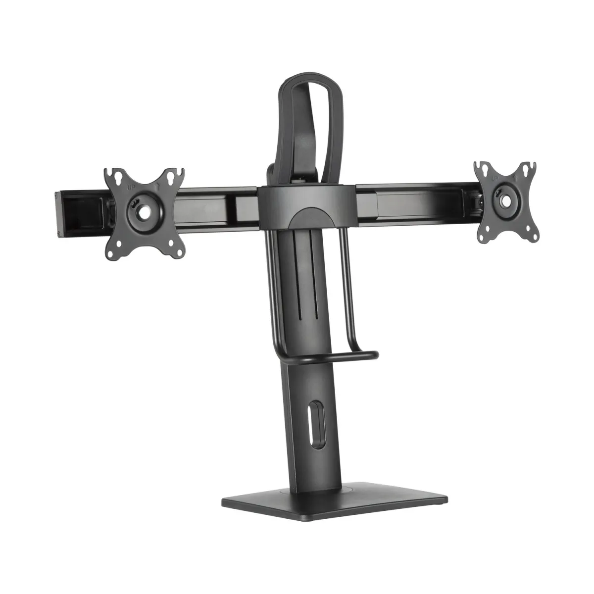 AISENS SOPORTE DE MESA PRO CONTRAPESO GIRATORIO E INCLINABLE PARA 2 MONITOR 17"-27" NEGRO