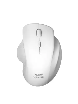 Mars Gaming Ratón Inalámbrico Ergo Blanco 3200 DPI