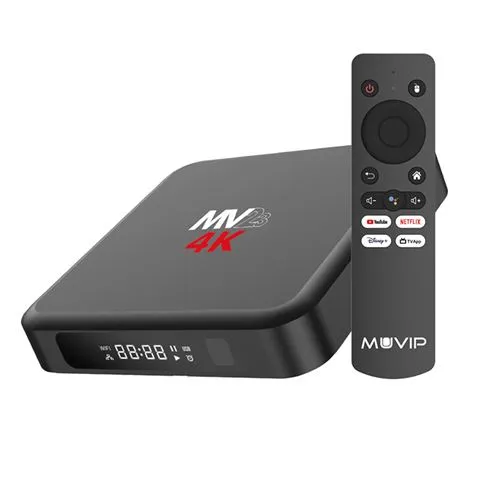 Muvip MV23 Mini PC Smart TV 4K 5G - Android 14 - Quad Core - 4GB RAM - 32GB - Negro
