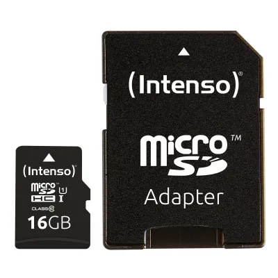 Intenso Micro SD UHS-I Premium 16GB con Adaptador