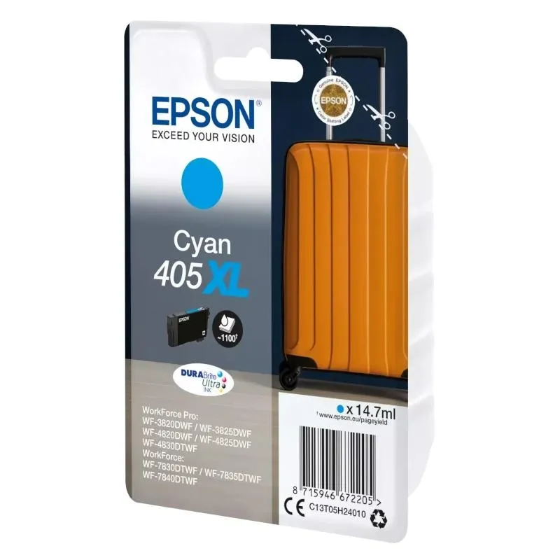 Epson 405XL Cartucho de Tinta Original Cyan