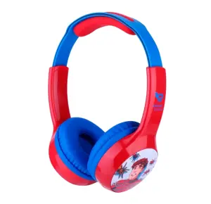 Redlox Hero Auriculares Bluetooth 5.4 - Altavoz 40mm - Batería 200mAh - 16h Autonomía - Rojo y Azul