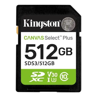 Kingston microSDXC 512GB Gen3 150MB/s A1