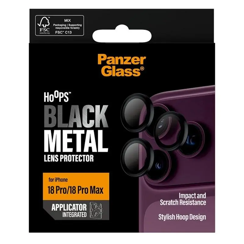 PanzerGlass Protección de Cámara para iPhone 18 Pro y 18 Pro Max
