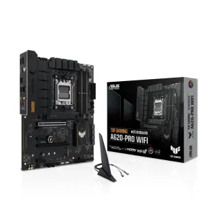 Asus TUF Gaming A620-PRO WIFI Placa Base AM5 Wi-Fi 6, Bluetooth, M.2, SATA III, PCIe, USB-A, USB-C, RJ-45, HDMI - Factor de forma ATX