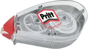 Pritt Cinta Correctora Compact Flex 6mm x 10m - Punta Flexible y Capuchón Protector