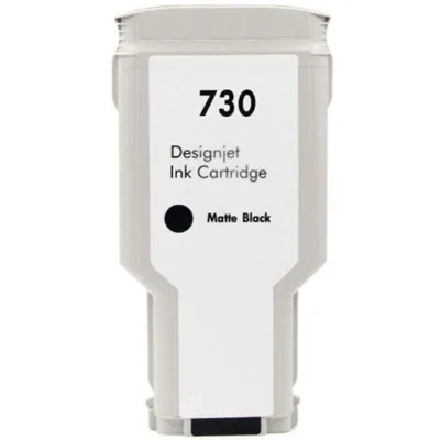 HP 730 Negro Mate Cartucho de Tinta - Reemplazo P2V71A/P2V65A
