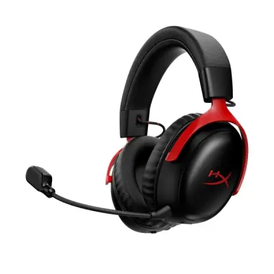 HyperX Cloud III S Wireless Auriculares Gaming 53 mm Inalámbricos 2.4GHz/Bluetooth Negro/Rojo